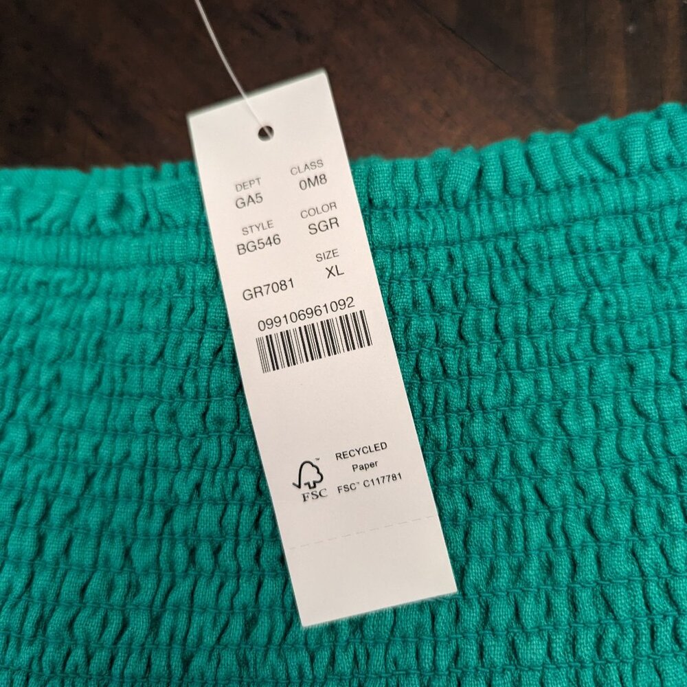 J.Crew Smocked-waist Linen Mini Skirt - Picture 3 of 6